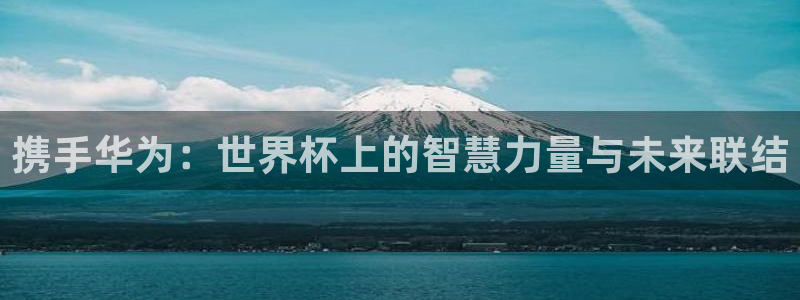 2026世界杯中国队:携手华为:世界杯上的智慧力量与未来联结